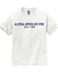 White T-Shirt - Alpha Epsilon Phi