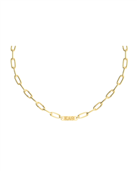 Paperclip & Bar Necklace -  Theta