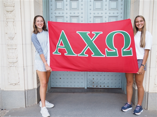 Alpha Chi Omega Sorority Flag