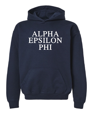 Navy Hoodie - Alpha Epsilon Phi