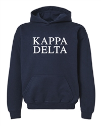 Navy Hoodie - Kappa Delta