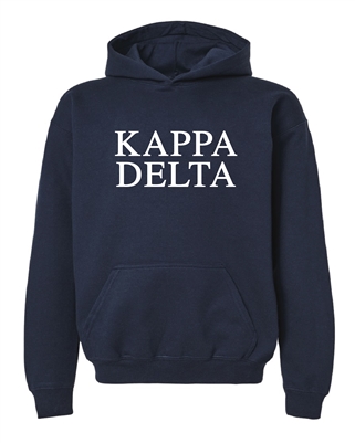 Navy Hoodie - Kappa Delta