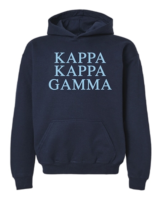 Navy Hoodie - Kappa (Blue)