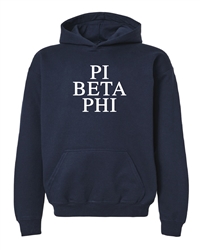 Navy Hoodie - Pi Phi