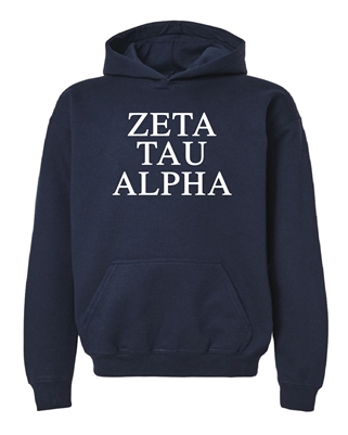 Navy Hoodie - Zeta