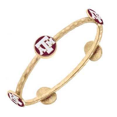 Gold Bangle  - Texas A&M