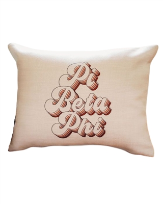 Retro Pillow - Pi Beta Phi