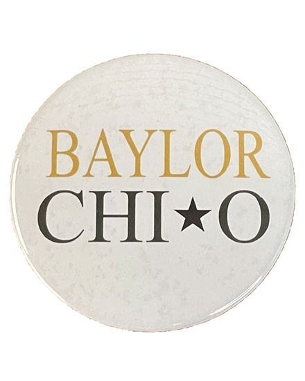 Baylor Chi Omega Star Pin 3 inch