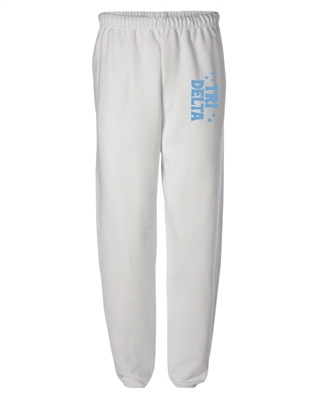 White Sweatpants (Retro) - Tri Delta