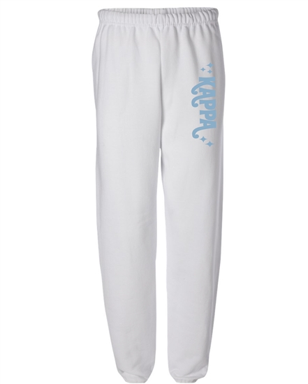 White kappa sales sweatpants