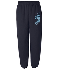 Navy Sweatpants (Retro Style) -Kappa