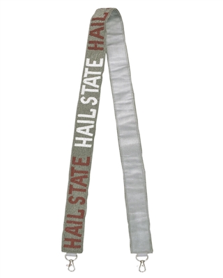 Mississippi State -Hail State Beaded Purse Strap