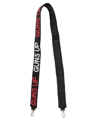 Tech - Guns Up (black) Beaded Purse Strap