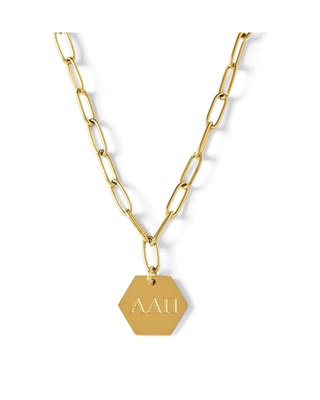 Paperclip Necklace - Alpha Delta Pi