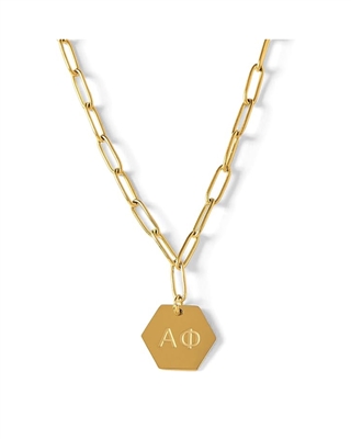 Paperclip Necklace - Alpha Phi