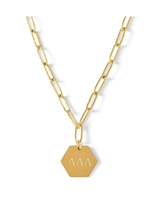 Paperclip Necklace - Tri Delta