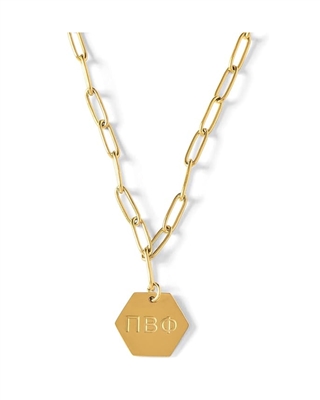 Paperclip Necklace - Pi Phi