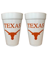 Texas Classic Styrofoam Cups