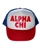 Alpha Chi Red-White-Blue Trucker