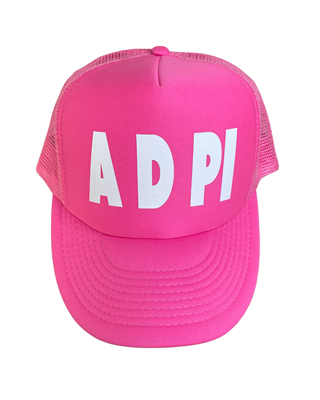 Alpha Delta All Pink Trucker