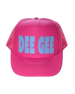 Delta Gamma Pink with Lt. Blue Trucker