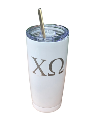 Sorority Insulated 20 oz. Tumbler - Chi Omega