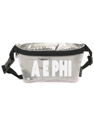 Silver Metallic Fanny - Alpha Epsilon Phi