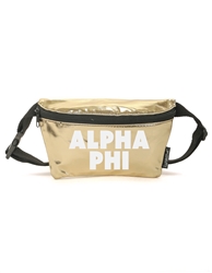 Gold Metallic Fanny - Alpha Phi