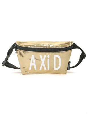 Gold Metallic Fanny - Alpha Xi Delta