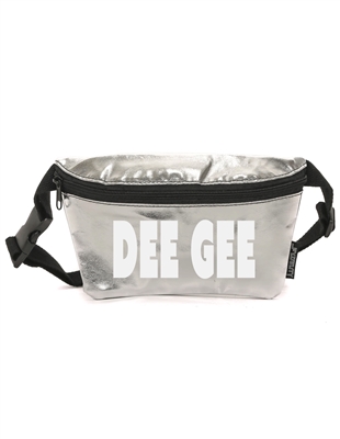 Silver Metallic Fanny - Delta Gamma