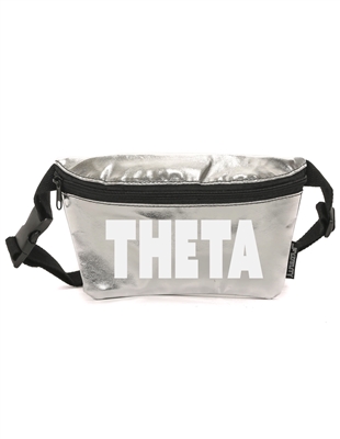 Silver Metallic Fanny - Theta