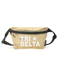 Gold Metallic Fanny - Tri Delta