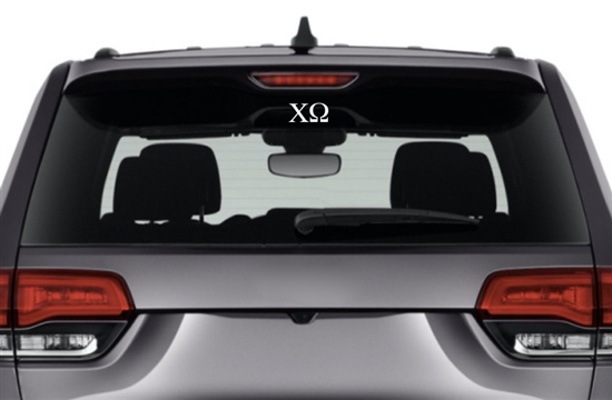 Chi Omega Sorority Car Decal