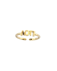 Gold Ring - Alpha Omicron Pi