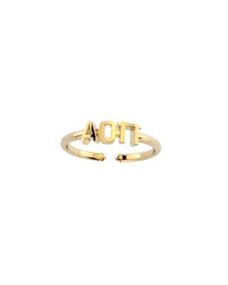 Gold Ring - Alpha Omicron Pi