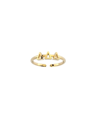 Gold Ring - Tri Delta