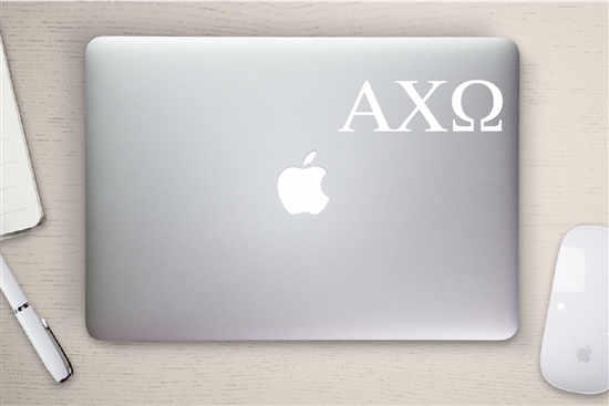 Alpha Chi Omega Sorority Car Decal