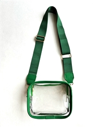 Game day Clear Purse - Green