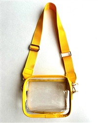 Game day Clear Purse - Yellow