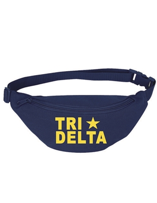 Navy Fanny (Yellow) - Tri Delta