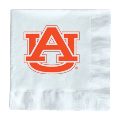 Auburn Beverage Napkins (Orange)