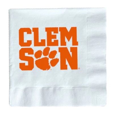 Clemson Beverage Napkins