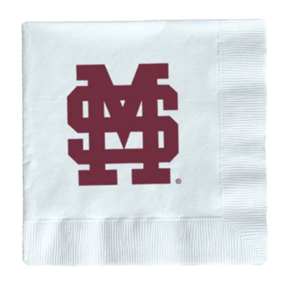 Mississippi State Beverage Napkins