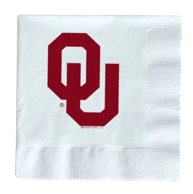 OU Beverage Napkins