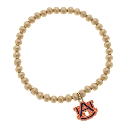 Gold Beaded Bracelet - Auburn