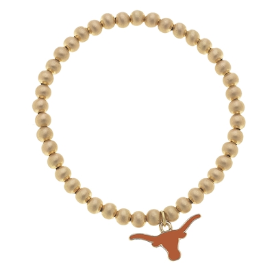 Gold Beaded Bracelet - Longhorn