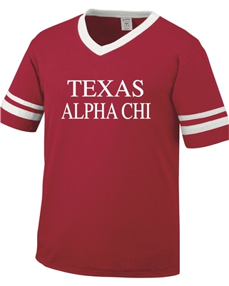 Striped Jersey (Red) - TEXAS Alpha Chi