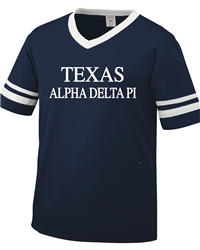 Striped Jersey (Navy) - TEXAS A D Pi