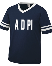 Striped Jersey (Navy) - Alpha Delta Pi -BOLD