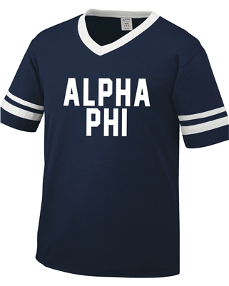 Striped Jersey (Navy) - Alpha Phi -BOLD